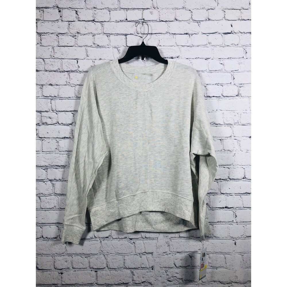 Zella Womens All Day Oversize soft Crew Neck Pullover High Low Sweatshirt Size S - Picture 1 of 10